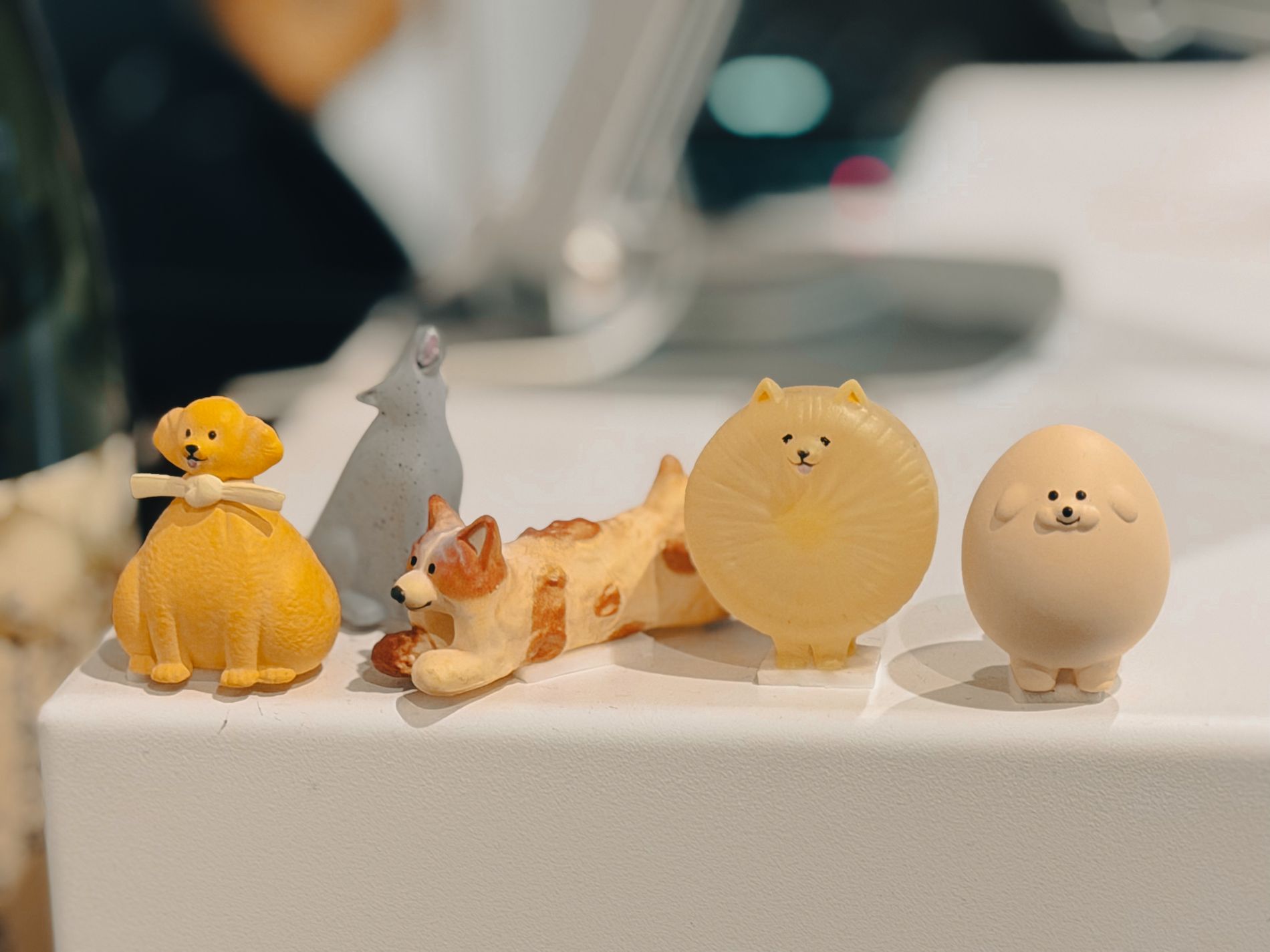 カウンターの小さな飾り